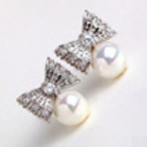 JAPANESE-KOREAN STYLE EARRINGS SWEET BOW IMIT
